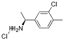 (1S)-1-(3-CHLORO-4-METHYLPHENYL)ETHYLAMINE-HCl Struktur