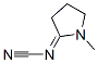 Cyanamide, (1-methyl-2-pyrrolidinylidene)- (9CI) Struktur