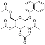 (1'-NAPHTHYL) 2-ACETAMIDO-3,4,6-TRI-O-ACETYL-2-DEOXY-BETA-D-GLUCOPYRANOSIDE