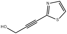 2-Propyn-1-ol, 3-(2-thiazolyl)- (9CI) Struktur