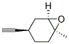 7-Oxabicyclo[4.1.0]heptane, 4-ethynyl-1-methyl-, [1S-(1alpha,4beta,6alpha)]- (9CI) Struktur