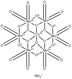 AMMONIUM 6-MOLYBDOCOBALTATE Struktur