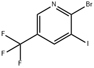 2-Bromo-3-iodo-5-(trifluoromethyl)pyridine Struktur