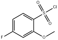 4-Fluoro-2-methoxybenzene-1-sulfonyl chloride Struktur