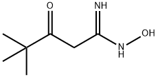 N-HYDROXY-4,4-DIMETHYL-3-OXO-PENTANAMIDINE Struktur