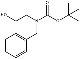 tert-Butyl N-benzyl-N-(2-hydroxyethyl)carbamate Struktur