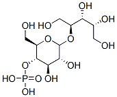 2-O-glucopyranosylribitol-4'-phosphate Struktur