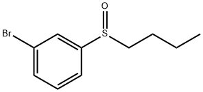 (3-Bromophenyl) n-butylsulfoxide Struktur