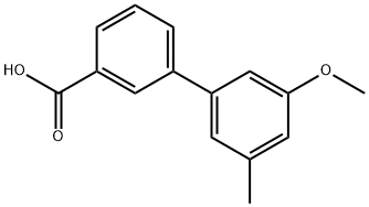 3-Methoxy-5-Methylbiphenyl-3-carboxylic acid Struktur