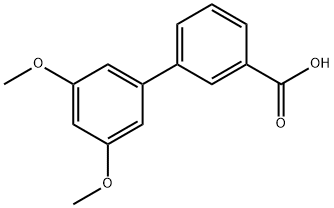 3,5-DiMethoxybiphenyl-3-carboxylic acid Struktur