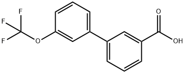 3'-(Trifluoromethoxy)biphenyl-3-carboxylic acid Struktur