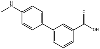 4-(MethylaMino)biphenyl-3-carboxylic acid Struktur