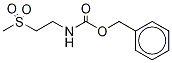 [2-(Methylsulfonyl)ethyl]carbamic Acid-13C2,15N Benzyl Ester Struktur