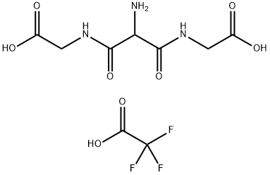 AMinoMalaMido-N,N'-diacetic Acid Trifluoroacetic Acid Salt Struktur