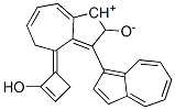 1-[3-(azulen-1-yl)-2-oxido-4-oxocyclobut-2-en-1-ylidene]-1,-dihydroazulenylium Struktur