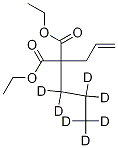 2-Propenyl-(propyl-d7)-propanedioic Acid Diethyl Ester Struktur