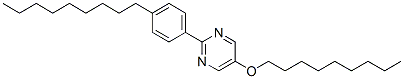 5-(Nonyloxy)-2-(4-nonylphenyl)-pyrimidine Struktur