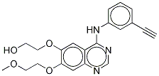 OSI-420-d4, Free Base (Desmethyl Erlotinib-d4) Struktur