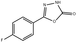 5-(4-FLUOROPHENYL)-1,3,4-OXADIAZOL-2(3H)-ONE Struktur