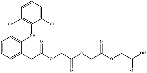 Diacetic Aceclofenac Struktur