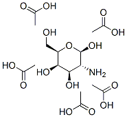 B-D-GALACTOSAMINE PENTAACETATE Struktur