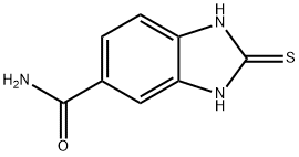 1H-Benzimidazole-5-carboxamide,2,3-dihydro-2-thioxo-(9CI) Struktur