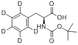 L‐フェニル‐D5‐アラニン‐N‐T‐BOC 化學(xué)構(gòu)造式