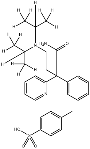 Disopyramide-d14 Tosylate Salt Struktur