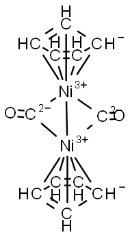 CYCLOPENTADIENYLNICKEL(II) CARBONYL  DI Struktur