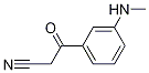 3-[3-(MethylaMino)phenyl]-3-oxopropanenitrile Struktur