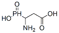 Propanoic  acid,  3-amino-3-(hydroxyphosphinyl)- Struktur