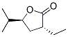 2(3H)-Furanone,3-ethyldihydro-5-(1-methylethyl)-,trans-(9CI) Struktur