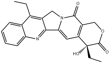 7-Ethyl-20(R)-camptothecin Struktur