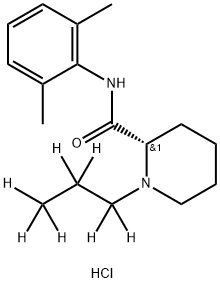 Ropivacaine-d7 Hydrochloride Struktur