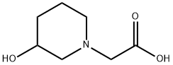 (3-hydroxy-1-piperidinyl)acetic acid(SALTDATA: FREE) Struktur