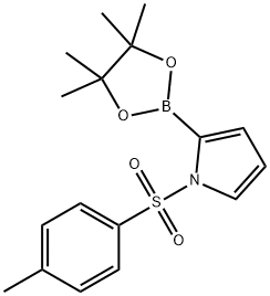 2-(4,4,5,5-Tetramethyl-1,3,2-dioxaborolan-2-yl)-1-(p-toluenesulfonyl)-1H-pyrrole Struktur