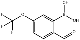 2-Formyl-5-(trifluoromethoxy)phenylboronic acid Struktur