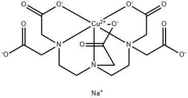 DIETHYLENETRIAMINE-PENTAACETIC ACID CU(I Struktur