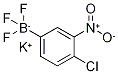 Potassium(4-chloro-3-nitrophenyl)trifluoroborate Struktur