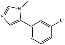 5-(3-BroMophenyl)-1-MethyliMidazole Struktur