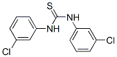 N,N'-Bis(3-chlorophenyl)thiourea Struktur