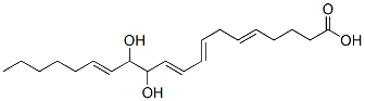 12,13-dihydroxy-5,8,10,14-eicosatetraenoic acid Struktur