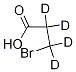 3-BroMopropionic--d4 Acid Struktur