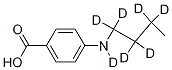 4-(n-ButylaMino--d7)benzoic Acid Struktur