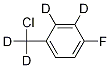 4-Fluorobenzyl--d4 Chloride Struktur