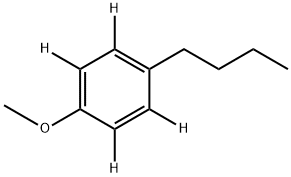 4-n-Butylanisole--d4 Struktur