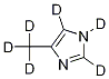 4-MethyliMidazole-d6 Struktur