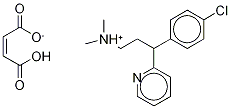 Chlorpheniramine-D6 Maleate Salt Struktur