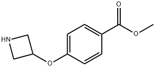 Methyl 4-(3-azetidinyloxy)benzoate Struktur