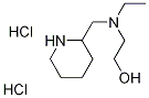 2-[Ethyl(2-piperidinylmethyl)amino]-1-ethanoldihydrochloride Struktur